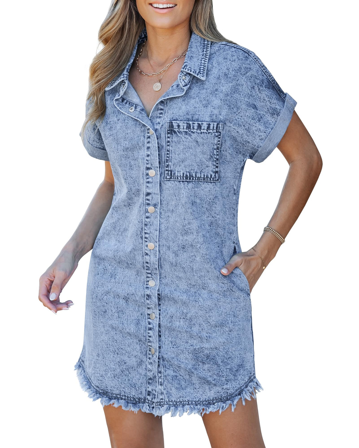 Robe Chemise Isabelle en Jean