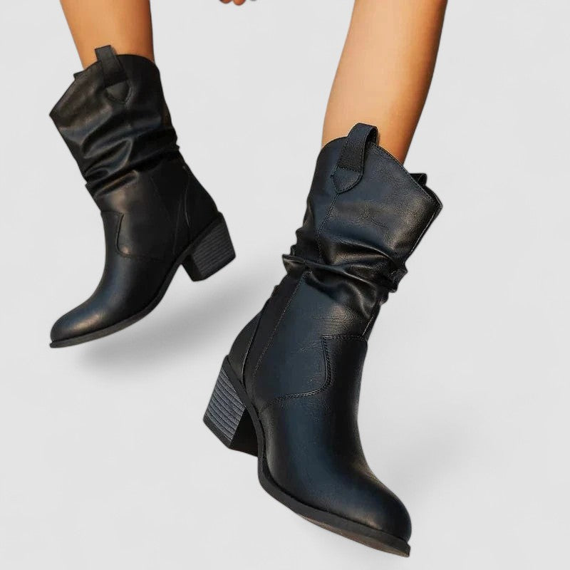 Herminie | Bottines à talons souples
