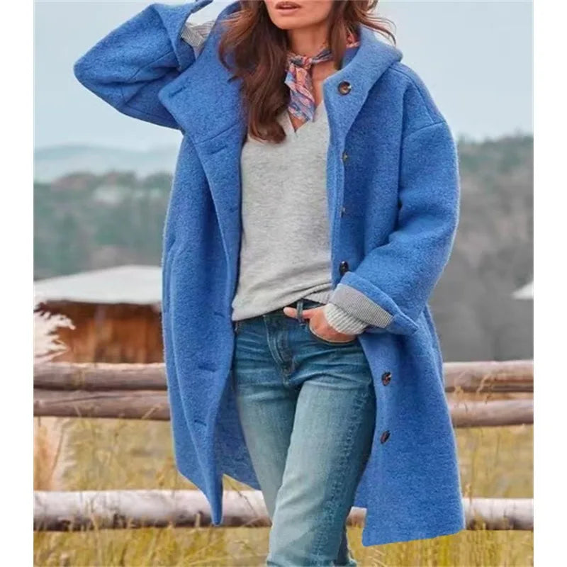 Roxelane | Manteau Long à Capuche