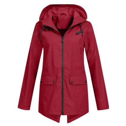 Joëlle | Imperméable Coupe-Vent à Capuche