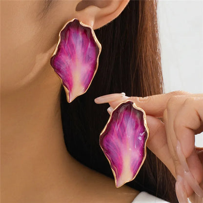 Boucles d'Oreilles Pétales Statement