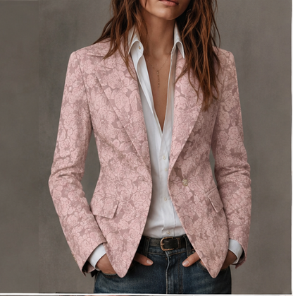 Stellange | Blazer Cintré Jacquard Cachemire
