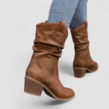 Herminie | Bottines à talons souples