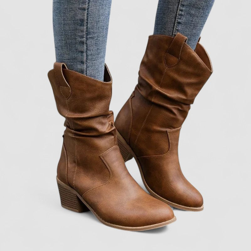 Herminie | Bottines à talons souples