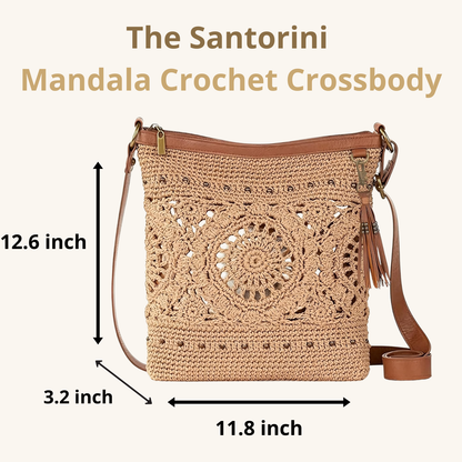 Le Santorini | Sac Bandoulière en Crochet Mandala
