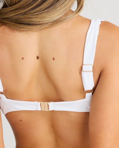Top de bikini SIENNA Blanc