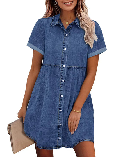 Robe Chemise Grâce en Jean