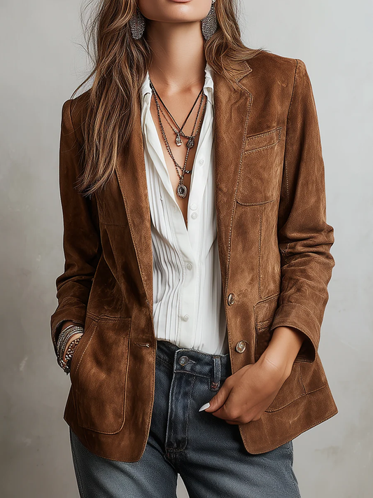 Marsange | Blazer Vintage Marron