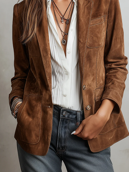 Marsange | Blazer Vintage Marron