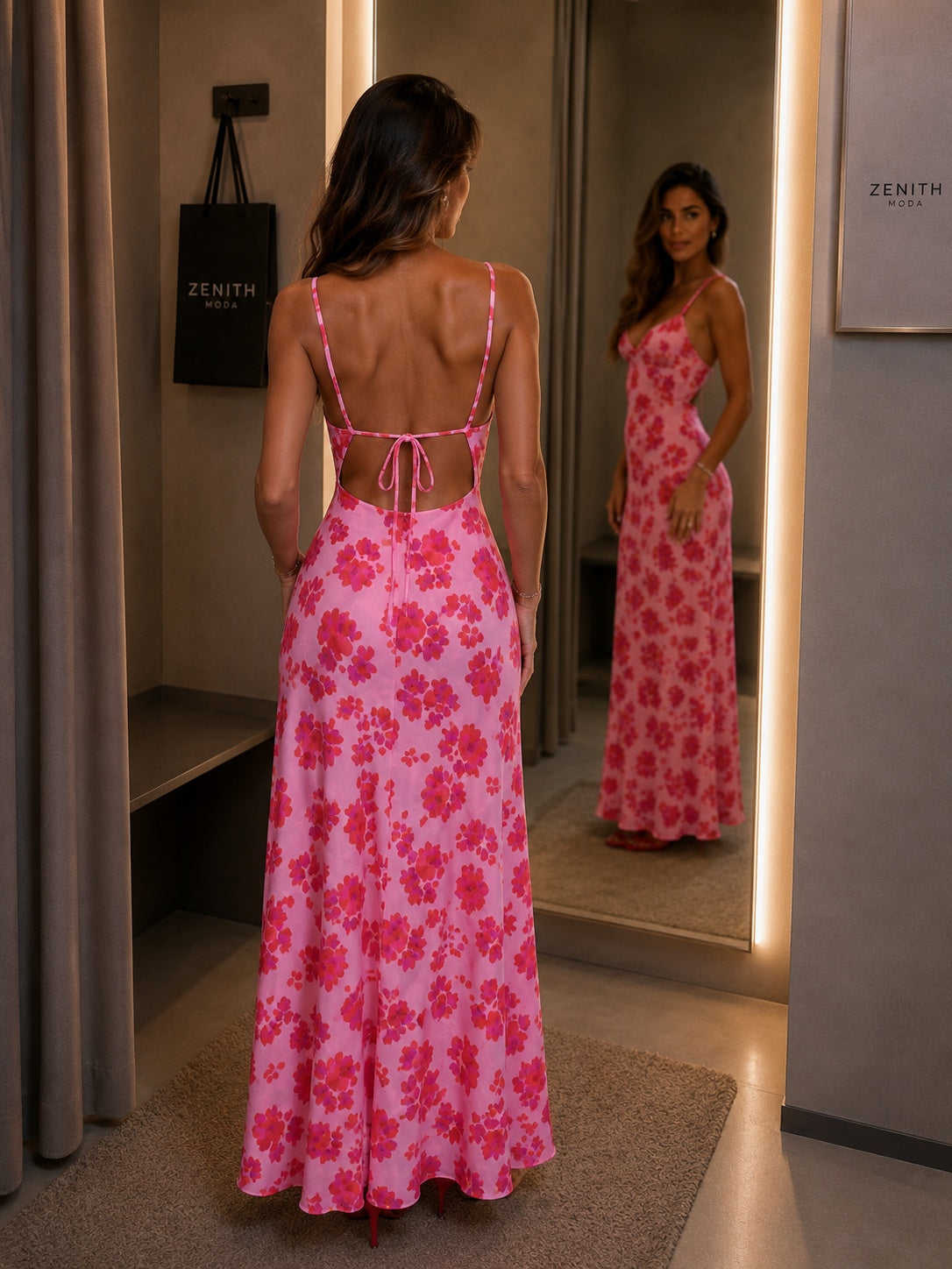Robe Émeline Fleur de Rose