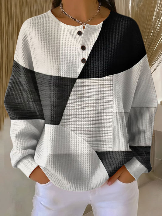 Constance | Pull Gaufrée Double Épaisseur