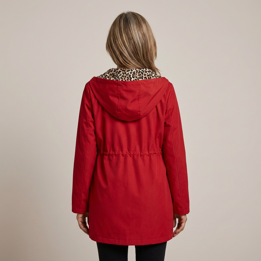 Nicolette | Manteau Réversible à Capuche