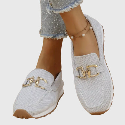 Thérèse | Mocassins Confort en Mesh à Mors et Semelle Antidérapante