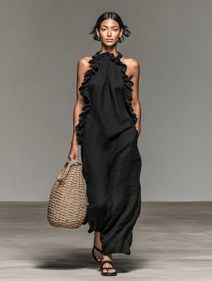 Laure | Robe Longue à Poches