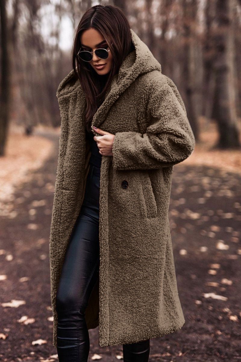 Nolwenn | Veste d'Hiver Élégante Peluche