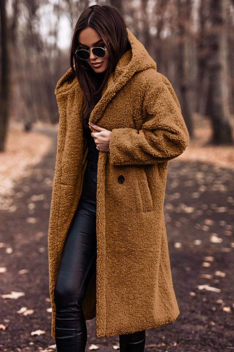 Nolwenn | Veste d'Hiver Élégante Peluche
