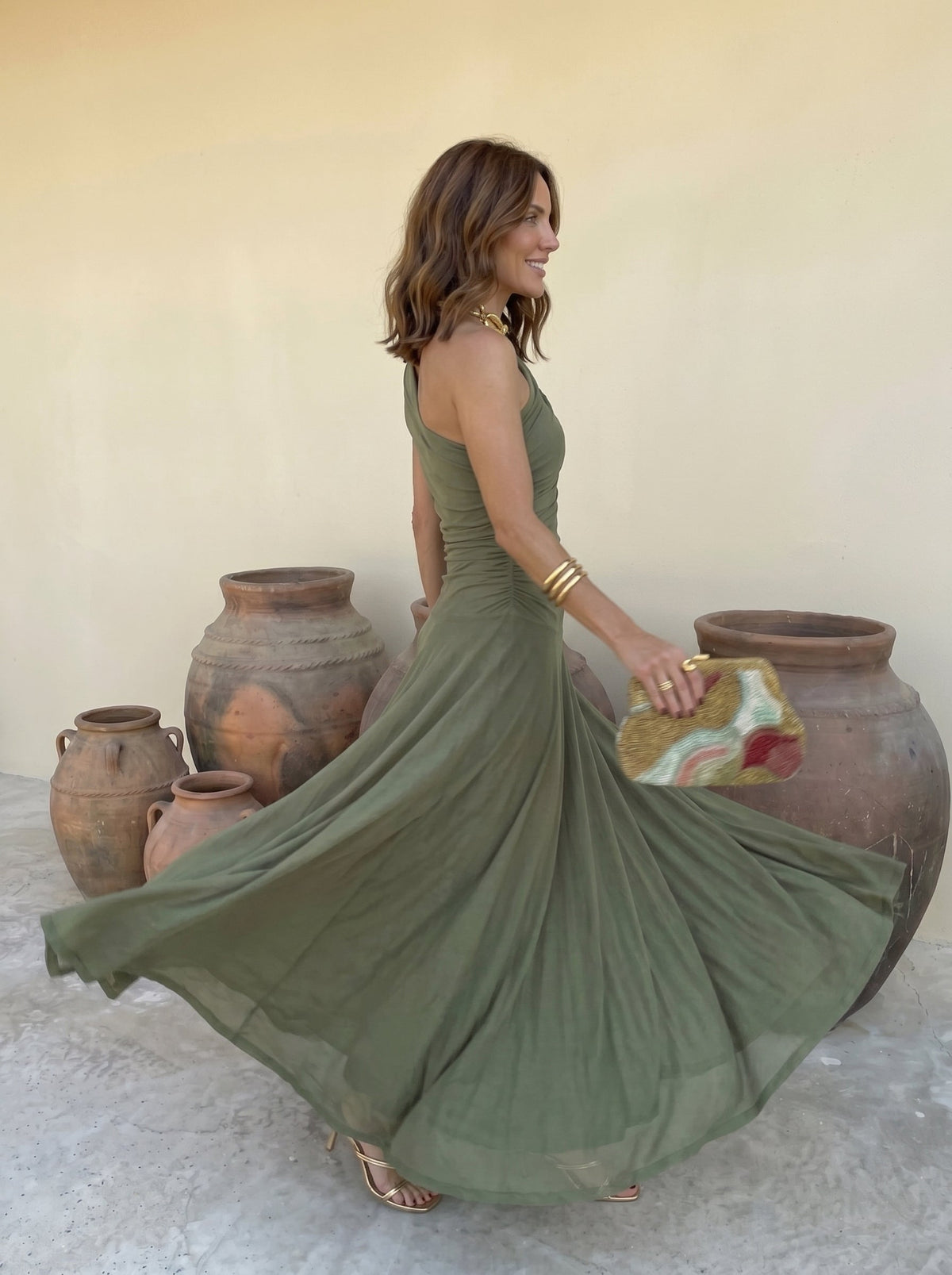 Marine | Robe Longue Tolède