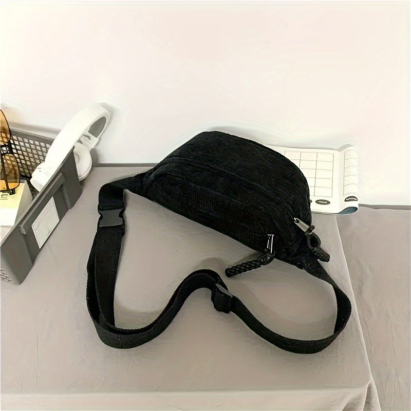 Perle | Sac à Bandoulière Velours Côtelé