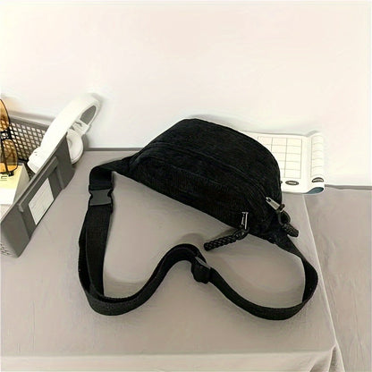 Perle | Sac à Bandoulière Velours Côtelé