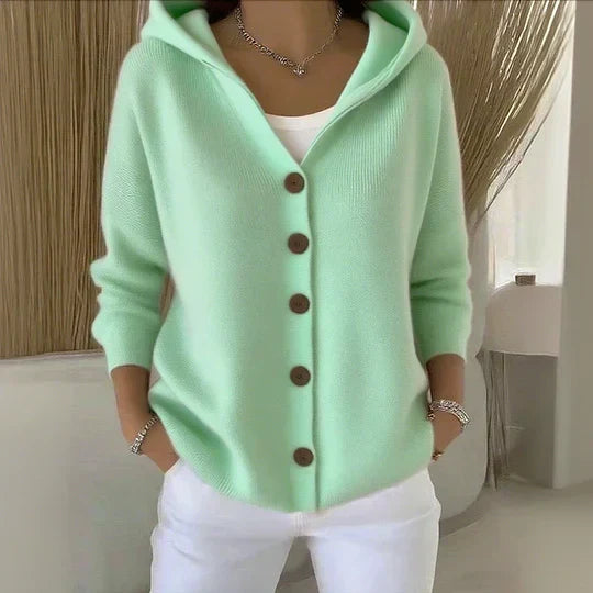 Rosalie | Veste en Maille à Capuche