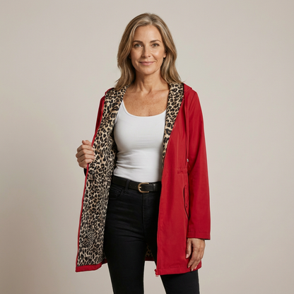 Nicolette | Manteau Réversible à Capuche
