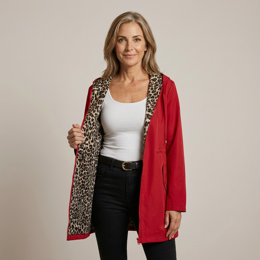 Nicolette | Manteau Réversible à Capuche