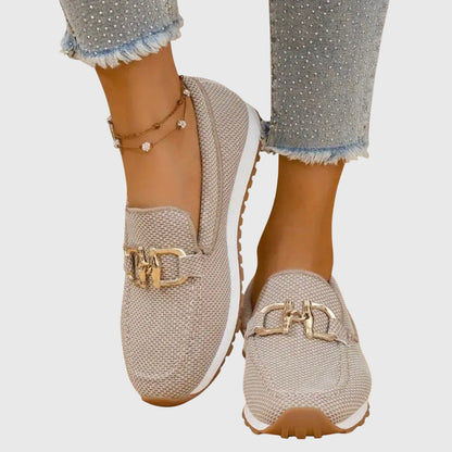 Thérèse | Mocassins Confort en Mesh à Mors et Semelle Antidérapante