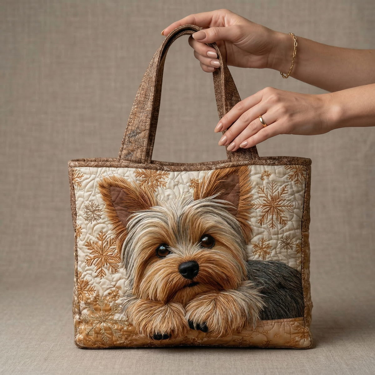 Sac Tote Matelassé – Adorable Yorkshire