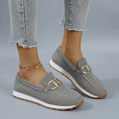 Thérèse | Mocassins Confort en Mesh à Mors et Semelle Antidérapante