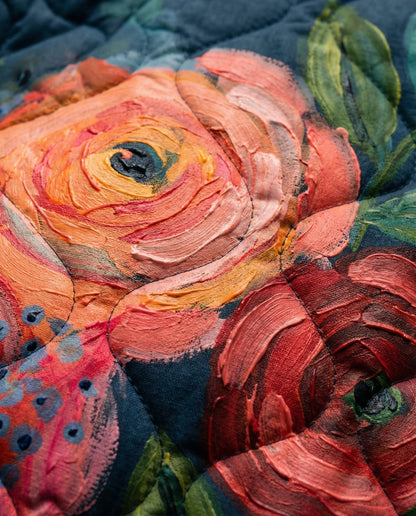 Amarande | Veste Matelassée Imprimé Floral Vintage