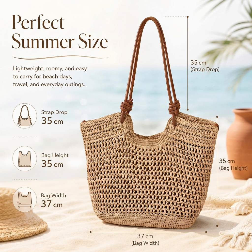 Clare | Cabas de Plage en Crochet