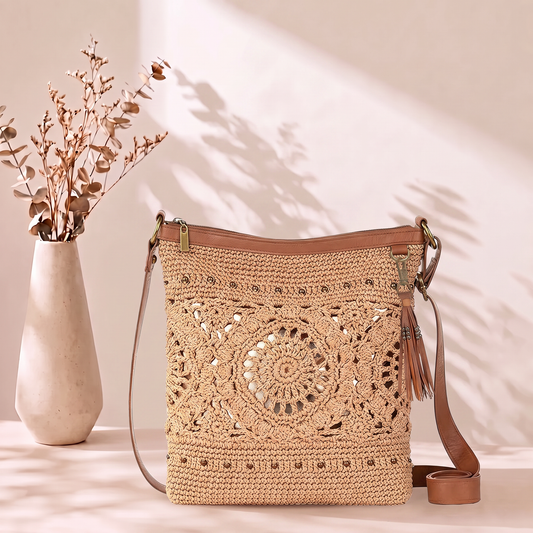 Le Santorini | Sac Bandoulière en Crochet Mandala
