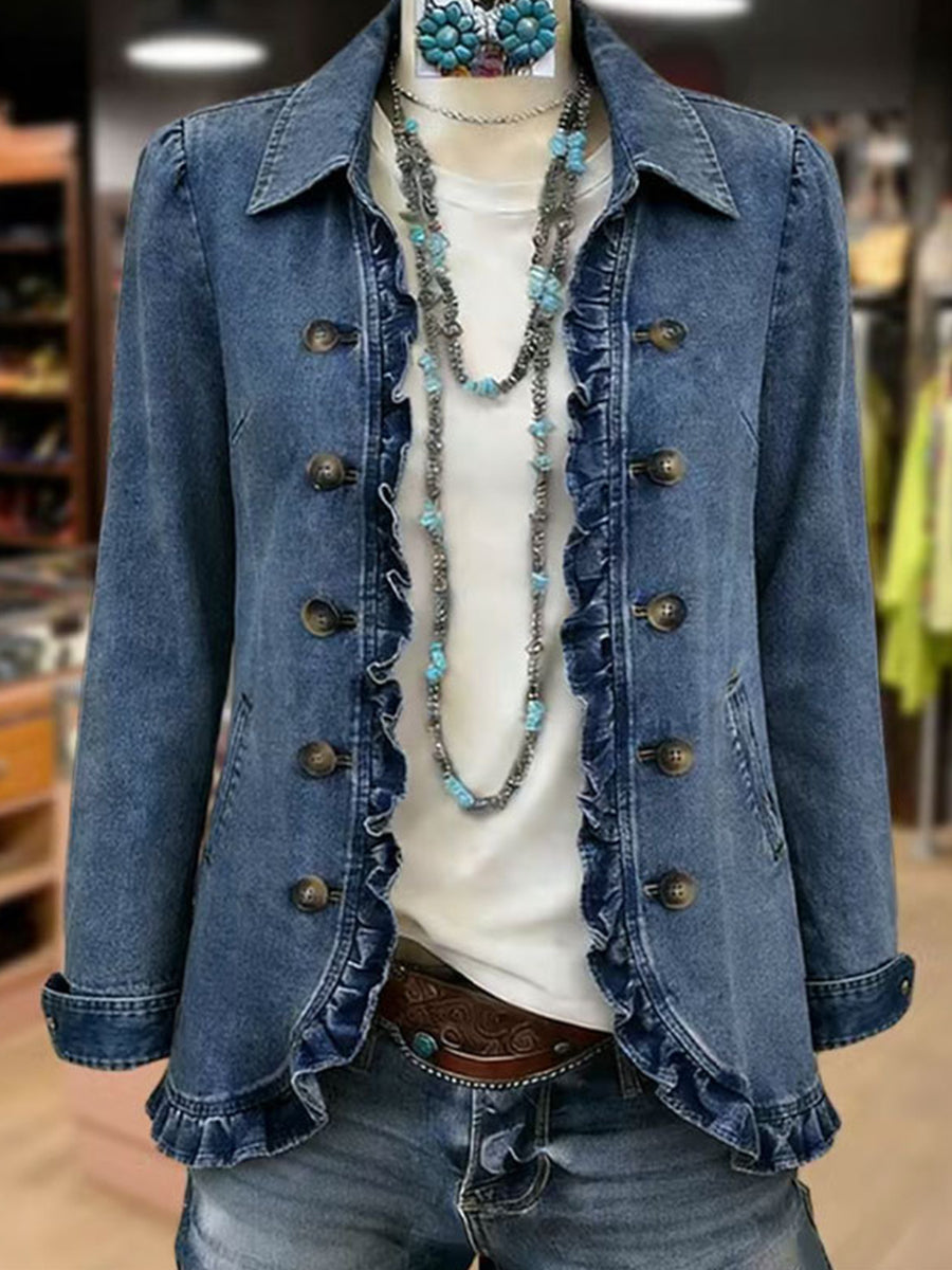 Yvonne | Veste à Volants
