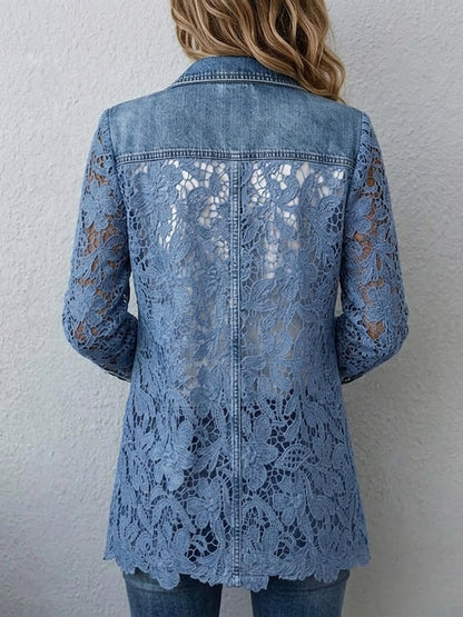 Camélia | Blazer en Dentelle Florale