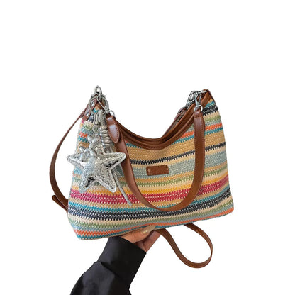 Le Sac Épaule Bohème Rayé