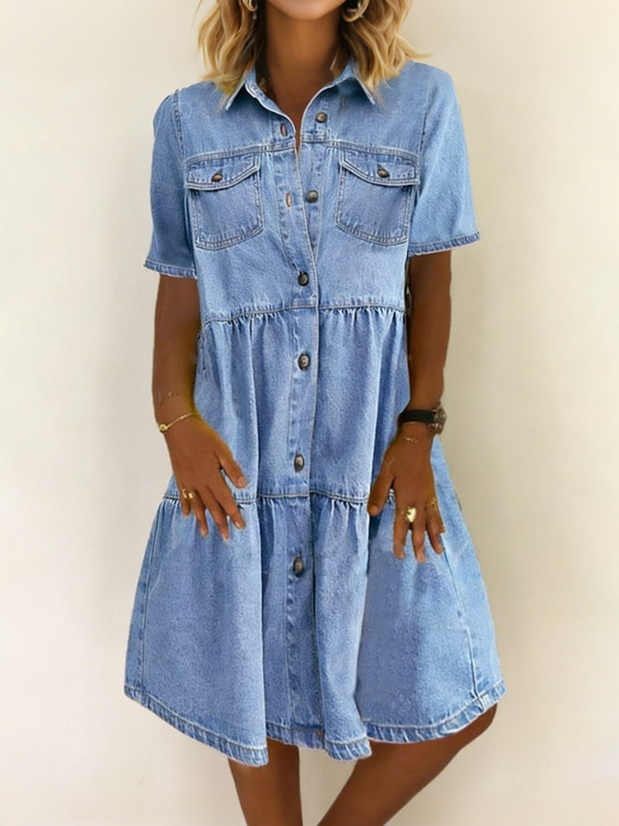 Robe Clémence en Jean Casual Chic