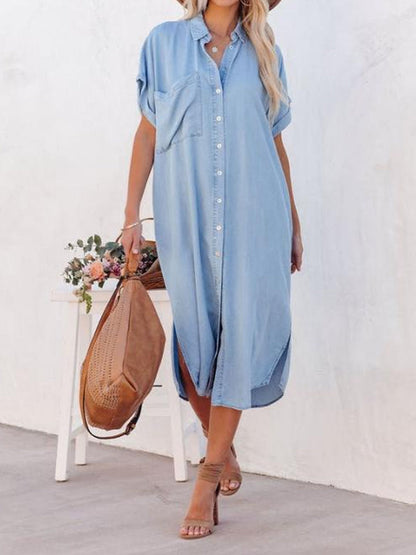 Robe Chemise Aude en Jean Léger