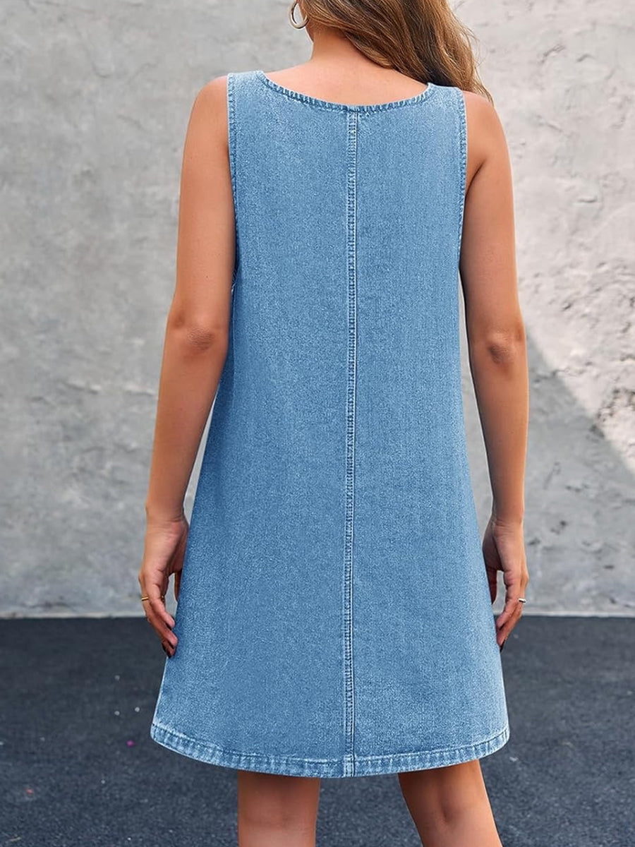 Robe Salopette Angèle en Jean