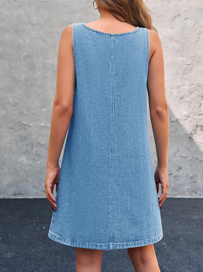 Robe Salopette Angèle en Jean