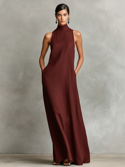 Catherine | Robe longue minimaliste