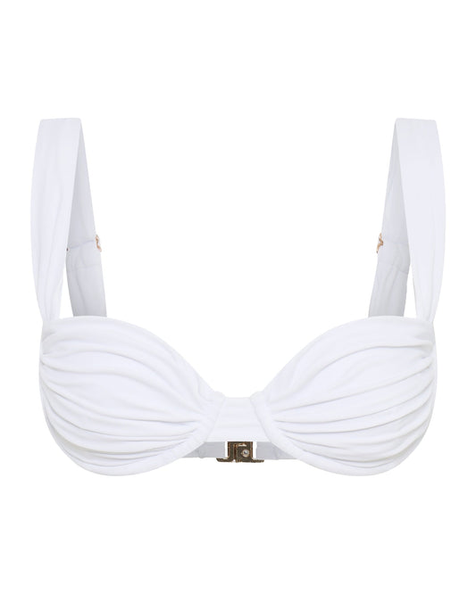Top de bikini SIENNA Blanc