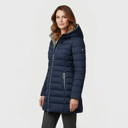 Verena | Manteau d'Hiver Matelassé à Capuche